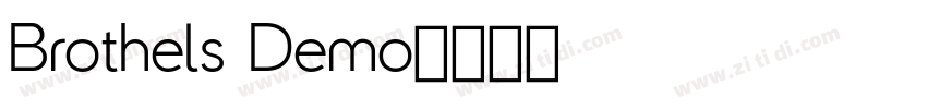Brothels Demo字体转换